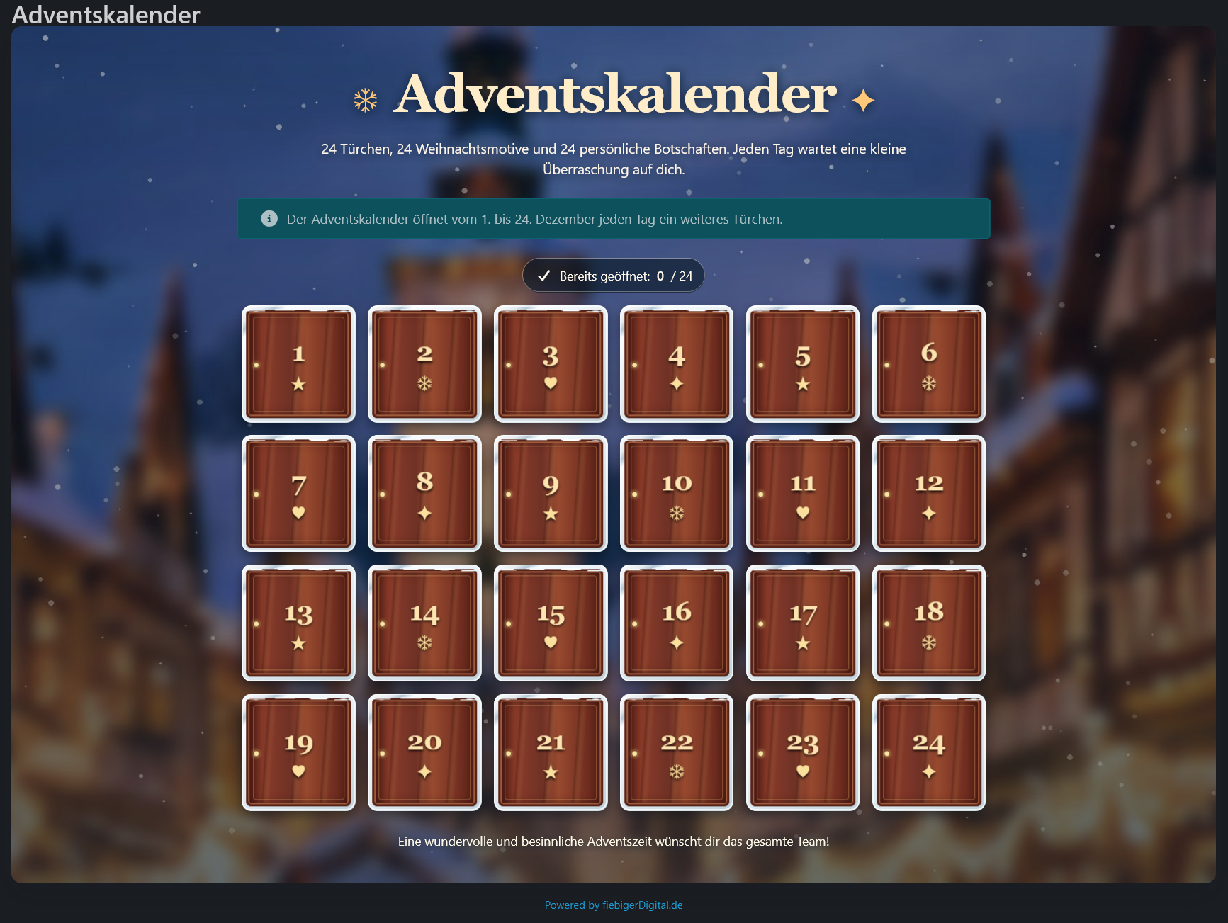 🎄Adventskalender – 24 Türchen voller Weihnachtsfreude